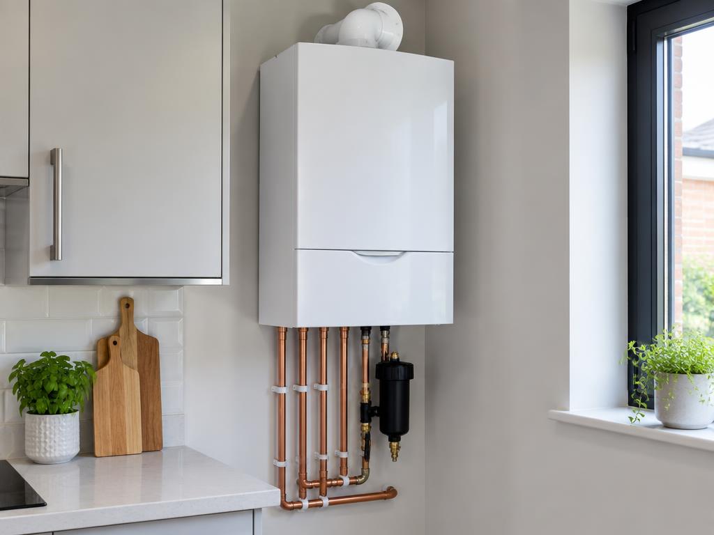 Newly installed combi boiler