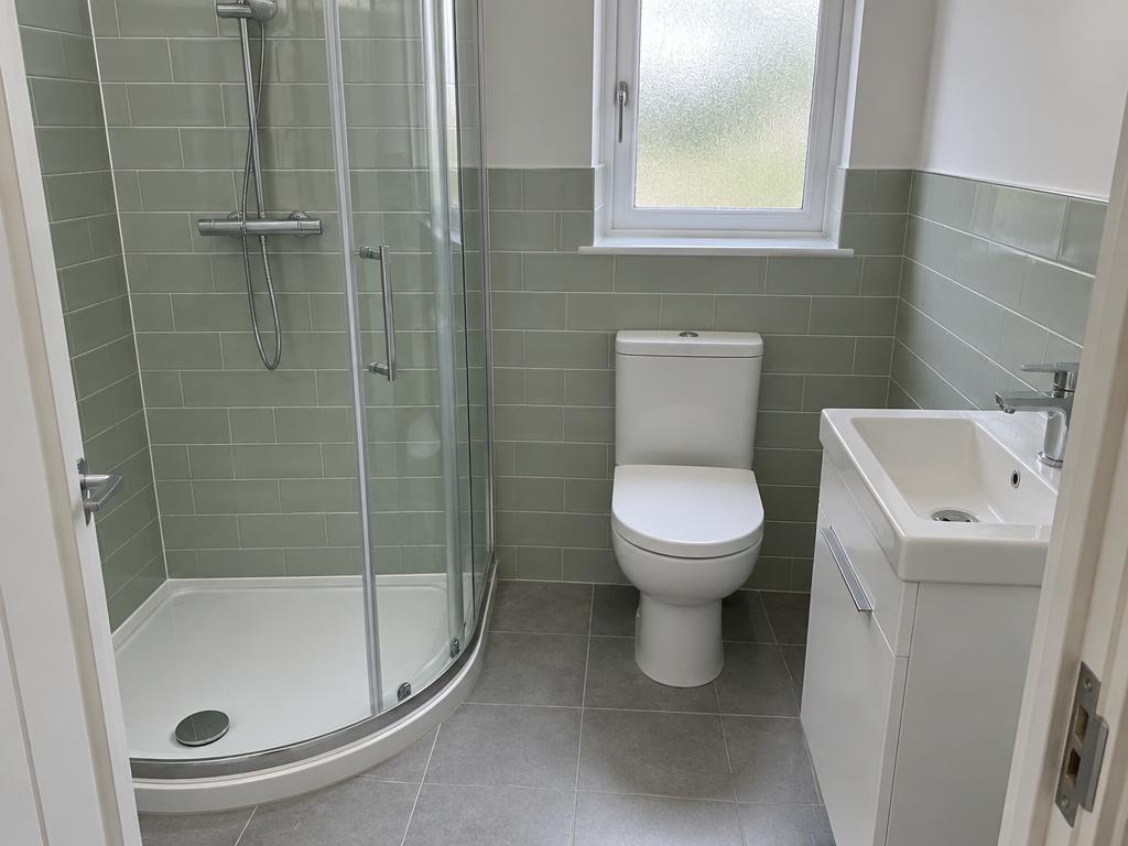En-suite shower, basin and WC installation, Bordon