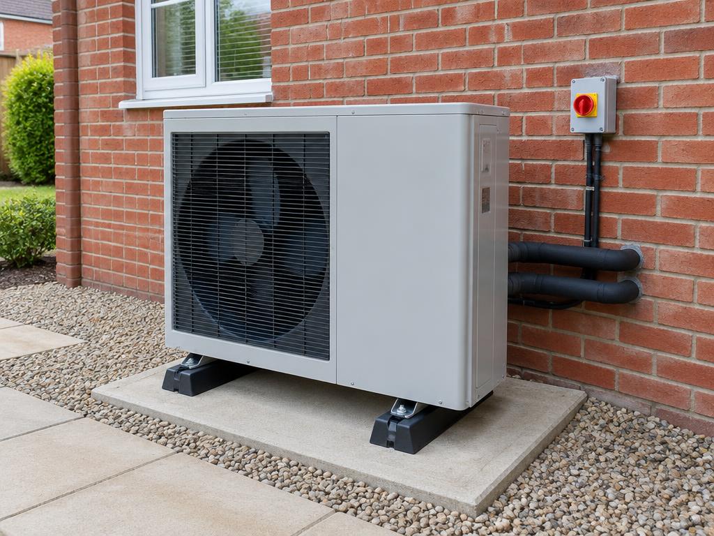 8kW air source heat pump, Alton